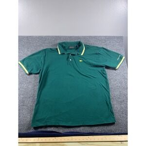 Vintage Masters Augusta National Golf Shop Mens Shirt Large Polo Green